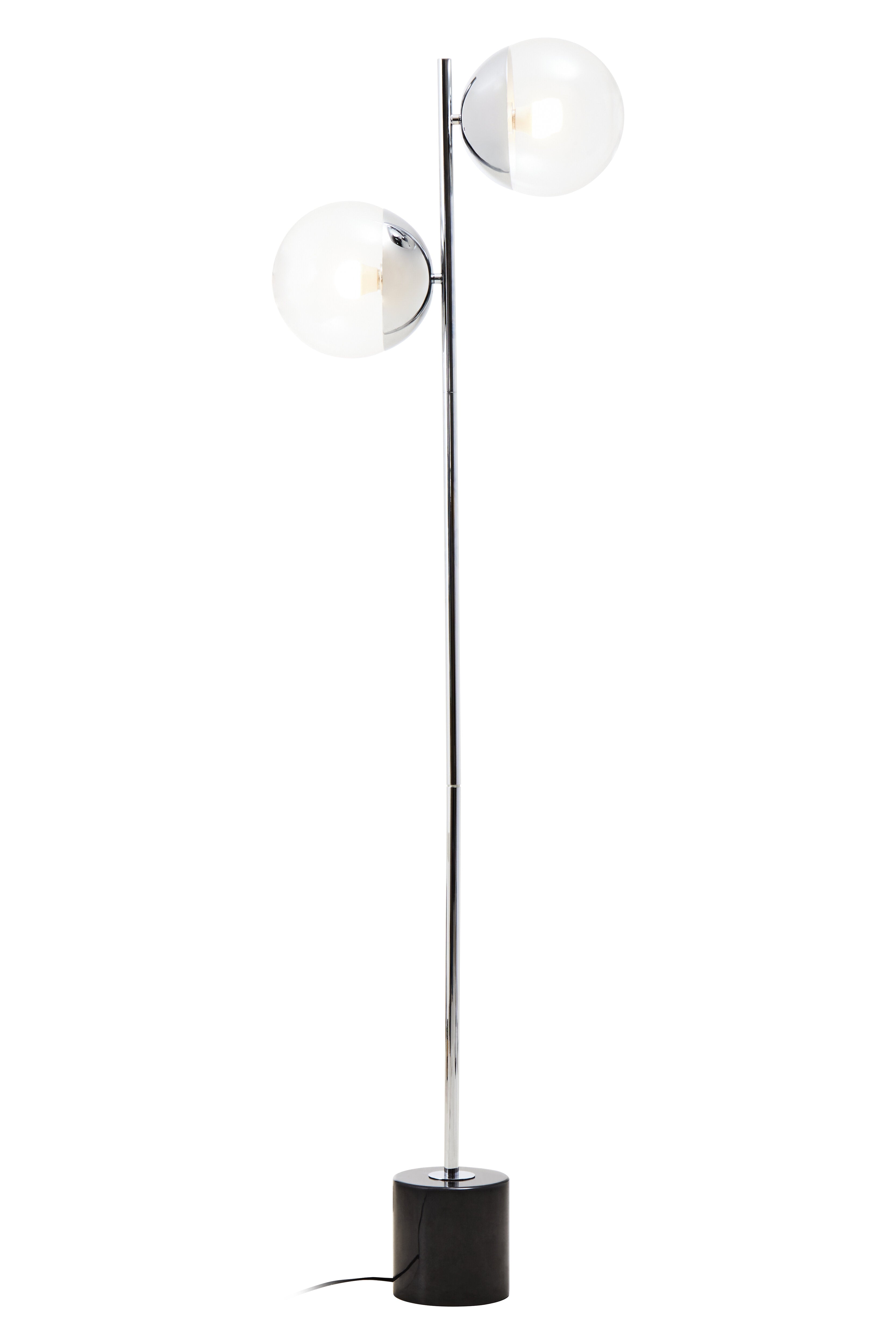 Kidston Silver Finish Metal Floor Lamp